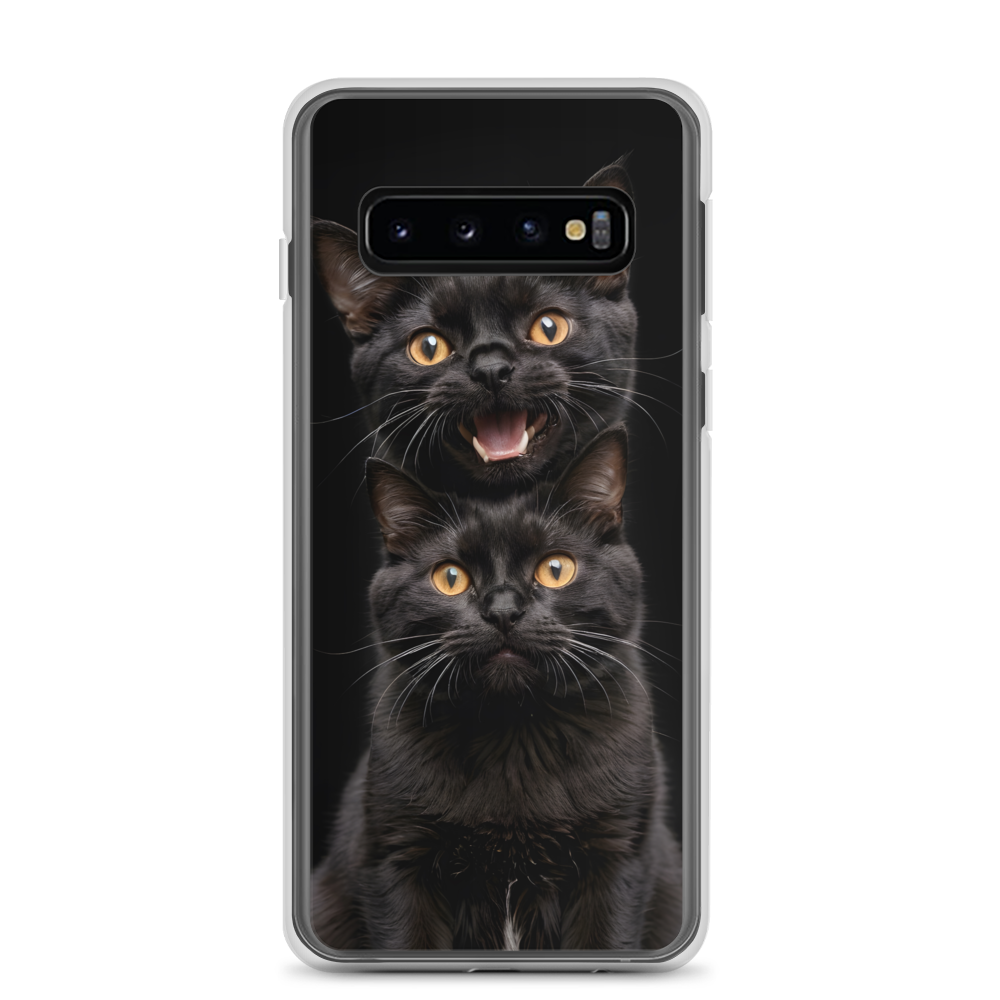 Two Black Cats Follows Samsung Case