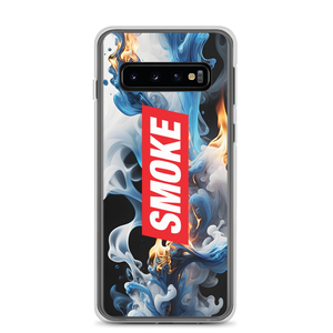 Blue Smoke Fire Samsung Case