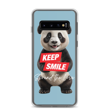 Keep Smile Blue Panda Samsung Case