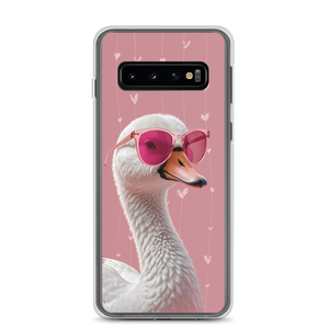 Cute Pink Swan Samsung Case