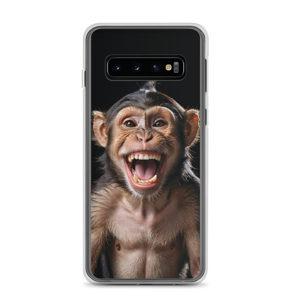 Happy Monkey Black Samsung Case