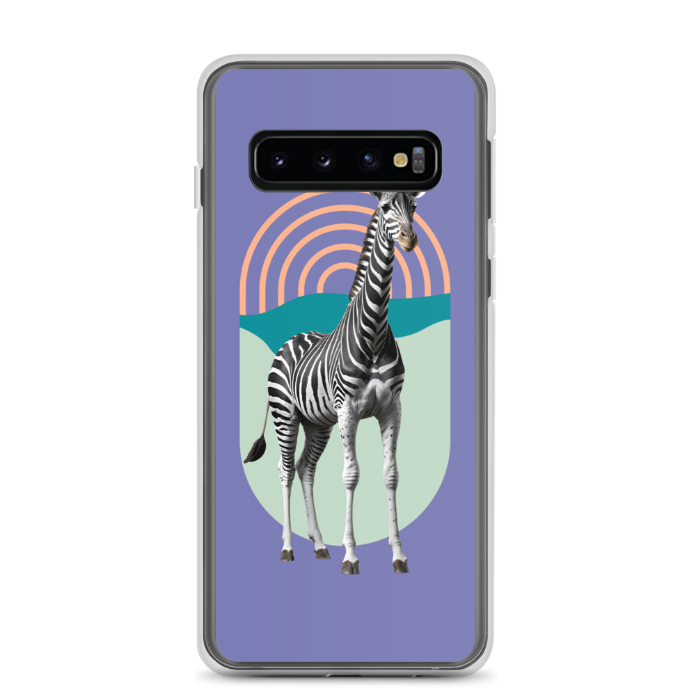 Giraffe Zebra Purple Samsung Case