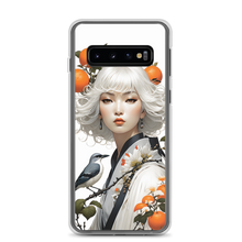 Oriental Lady with Orange and Bird Samsung Case