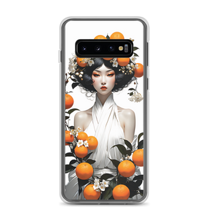 Oriental Lady with Orange Fruits Samsung Case