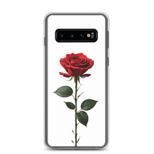 Red Rose on White Samsung Case