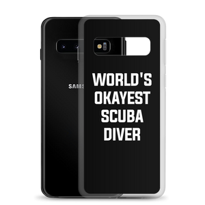 World's Okayest Scuba Diver Clear Case for Samsung®