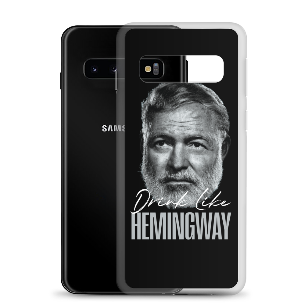 Samsung Galaxy S10 Drink Like Hemingway Portrait Clear Case for Samsung® by Design Express