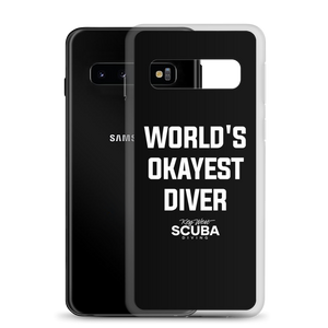 World's Okayest Diver Clear Case for Samsung®