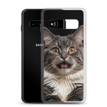 Shocked Cat Face Samsung Case