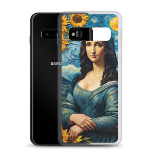 Monalisa Painting in Van Gogh Style Samsung Case