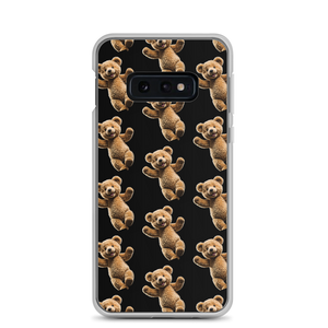 Happy Teddy Bear Pattern Samsung Case