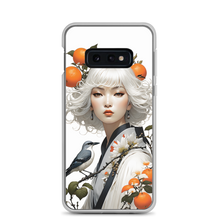 Oriental Lady with Orange and Bird Samsung Case