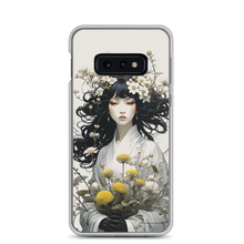 Oriental Lady with Yellow Flowers Samsung Case