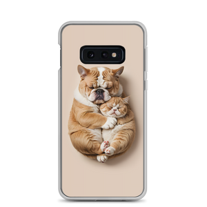 Cute Baby Cat and Dog Sleep Samsung Case