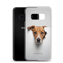 Funny Sad Dog Peep Samsung Case