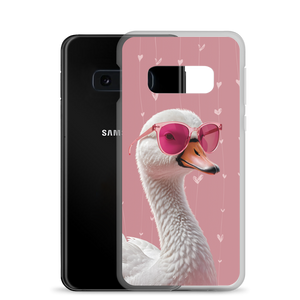 Cute Pink Swan Samsung Case