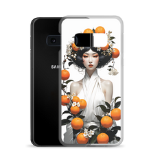 Oriental Lady with Orange Fruits Samsung Case