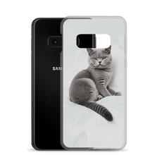 Relaxing British Shorthair Cat Samsung Case