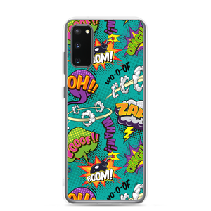 Comic Text Pattern Samsung Case