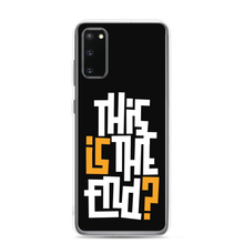 Samsung Galaxy S20 IS/THIS IS THE END? Black Yellow White Samsung Phone Case by Design Express