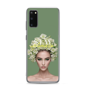 Stay Humble Female Flower Art Samsung® Phone Case