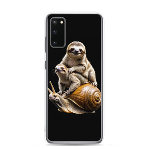 Sloth Riding A Snail Samsung Case