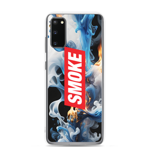 Blue Smoke Fire Samsung Case