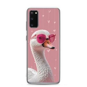 Cute Pink Swan Samsung Case