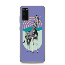 Giraffe Zebra Purple Samsung Case