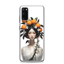 Beauty Lady with Orange Fruits Samsung Case