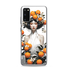 Oriental Lady with Orange Fruits Samsung Case