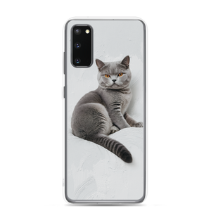 Relaxing British Shorthair Cat Samsung Case