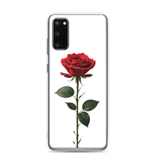 Red Rose on White Samsung Case