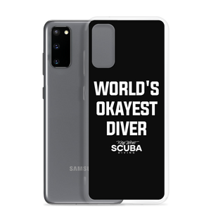 World's Okayest Diver Clear Case for Samsung®