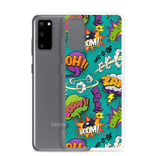 Comic Text Pattern Samsung Case