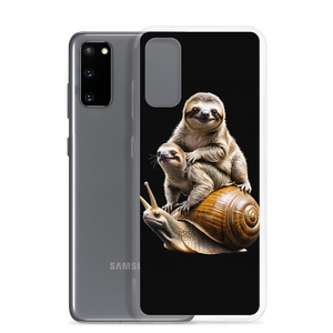 Sloth Riding A Snail Samsung Case