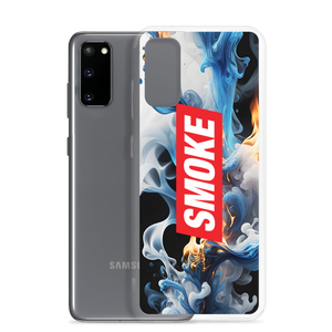 Blue Smoke Fire Samsung Case