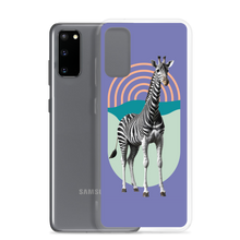 Giraffe Zebra Purple Samsung Case