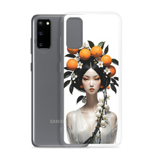 Beauty Lady with Orange Fruits Samsung Case