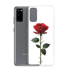 Red Rose on White Samsung Case