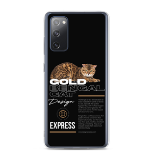 Gold Bengal Cat Samsung Case