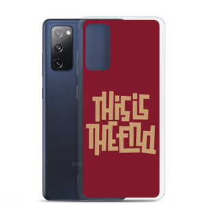 THIS IS THE END? Burgundy Samsung Phone Case