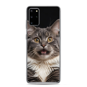 Shocked Cat Face Samsung Case