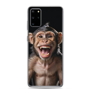 Happy Monkey Black Samsung Case