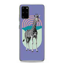 Giraffe Zebra Purple Samsung Case