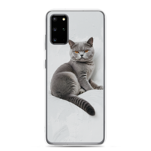 Relaxing British Shorthair Cat Samsung Case