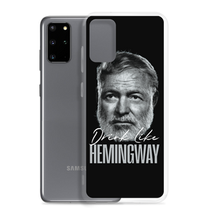 Drink Like Hemingway Portrait Clear Case for Samsung®