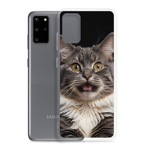 Shocked Cat Face Samsung Case