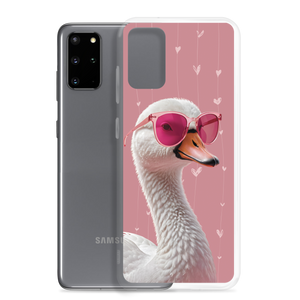 Cute Pink Swan Samsung Case