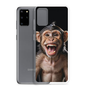 Happy Monkey Black Samsung Case